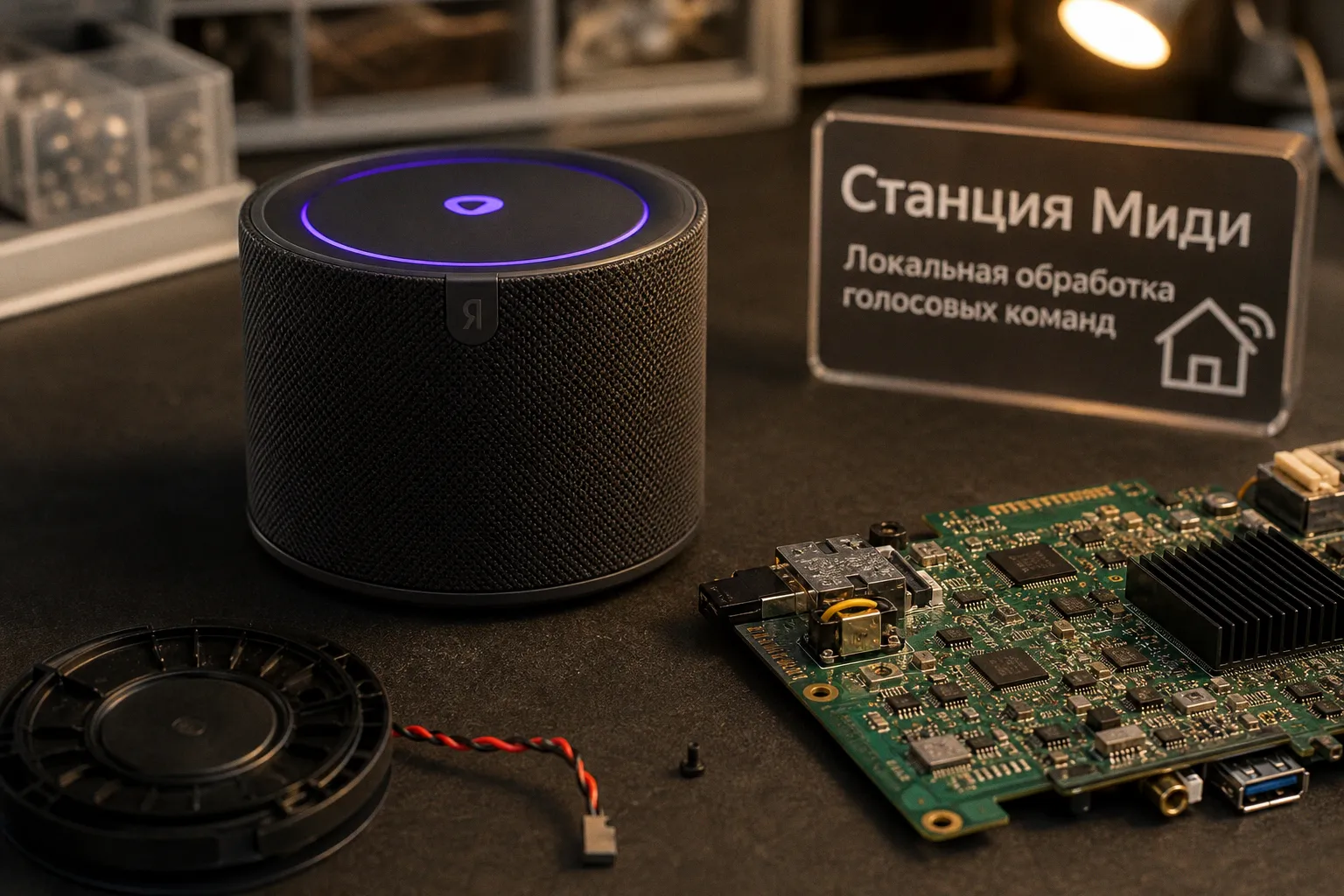 Умная колонка станция: тест скорости отклика на команды